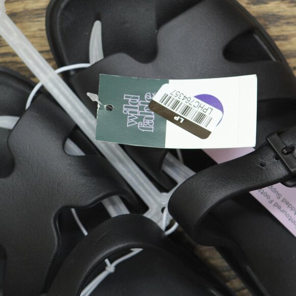 NWT Wild Fable Womens Maysen Footbed Sandals 92235195 Black 6M - Picture 10 of 10